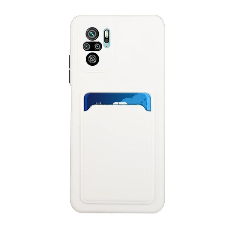 For Xiaomi Redmi Note 10 Pro Card Slot Design Shockproof TPU Protective Case