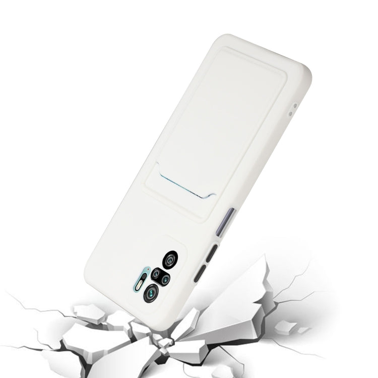 For Xiaomi Redmi Note 10 Pro Card Slot Design Shockproof TPU Protective Case