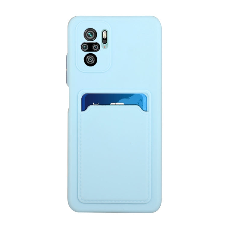 For Xiaomi Redmi Note 10 Pro Card Slot Design Shockproof TPU Protective Case
