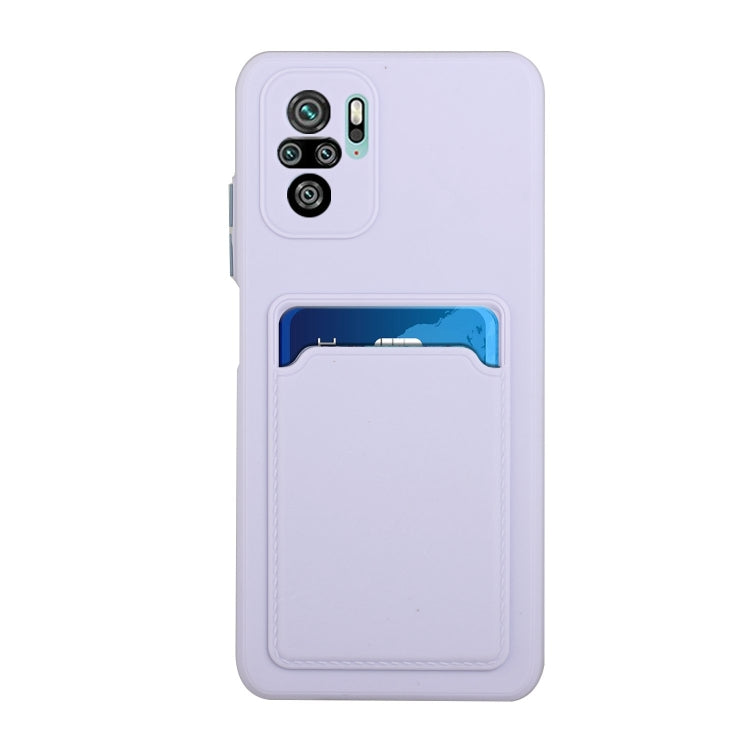 For Xiaomi Redmi Note 10 Pro Card Slot Design Shockproof TPU Protective Case