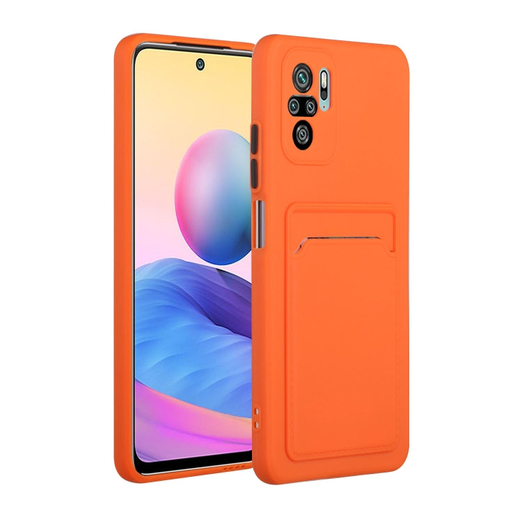 For Xiaomi Redmi Note 10 Pro Card Slot Design Shockproof TPU Protective Case