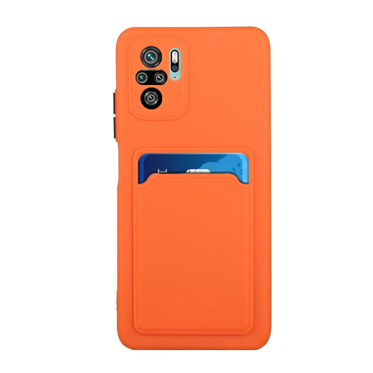 For Xiaomi Redmi Note 10 Pro Card Slot Design Shockproof TPU Protective Case