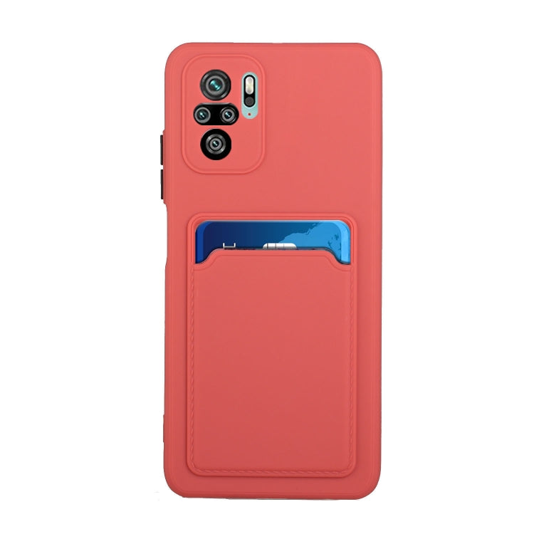 For Xiaomi Redmi Note 10 Pro Card Slot Design Shockproof TPU Protective Case