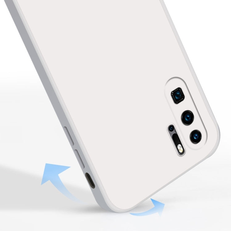 For Huawei P30 Pro Solid Color Imitation Liquid Silicone Straight Edge Dropproof Full Coverage Protective Case