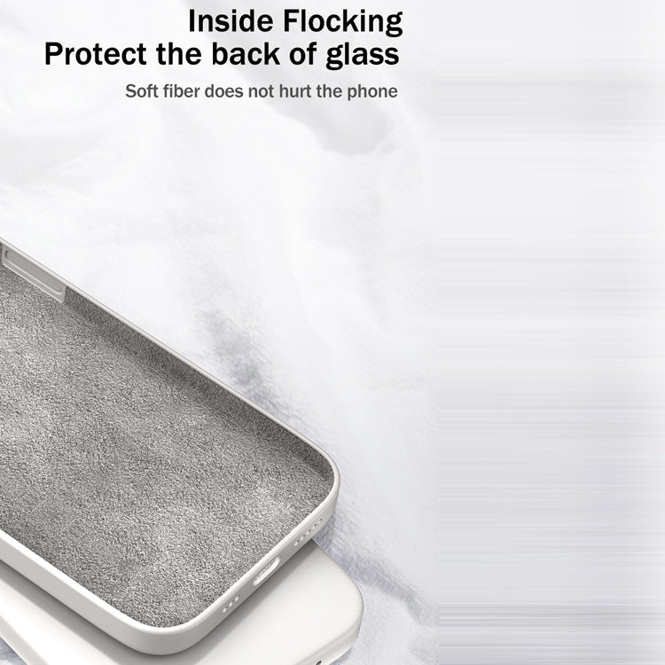 For Samsung Galaxy A02s Solid Color Imitation Liquid Silicone Straight Edge Dropproof Full Coverage Protective Case