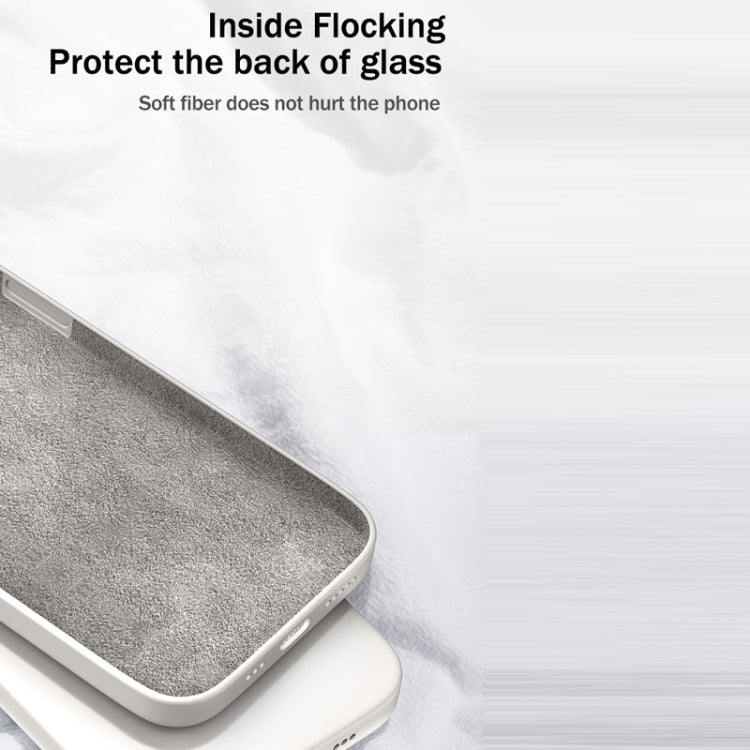 For Samsung Galaxy A12 5G Solid Color Imitation Liquid Silicone Straight Edge Dropproof Full Coverage Protective Case