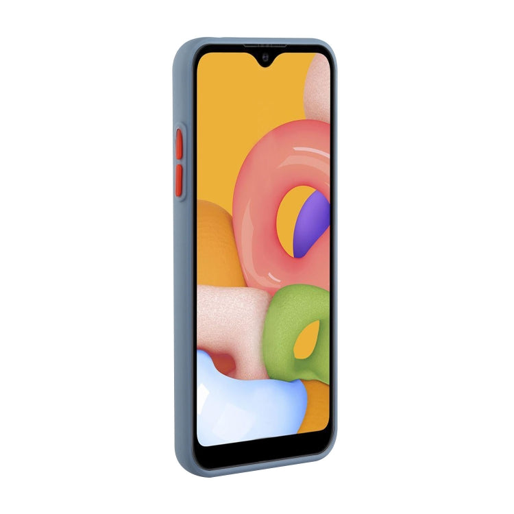 For Samsung Galaxy A01 Card Slot Design Shockproof TPU Protective Case