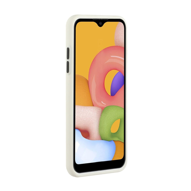 For Samsung Galaxy A01 Card Slot Design Shockproof TPU Protective Case