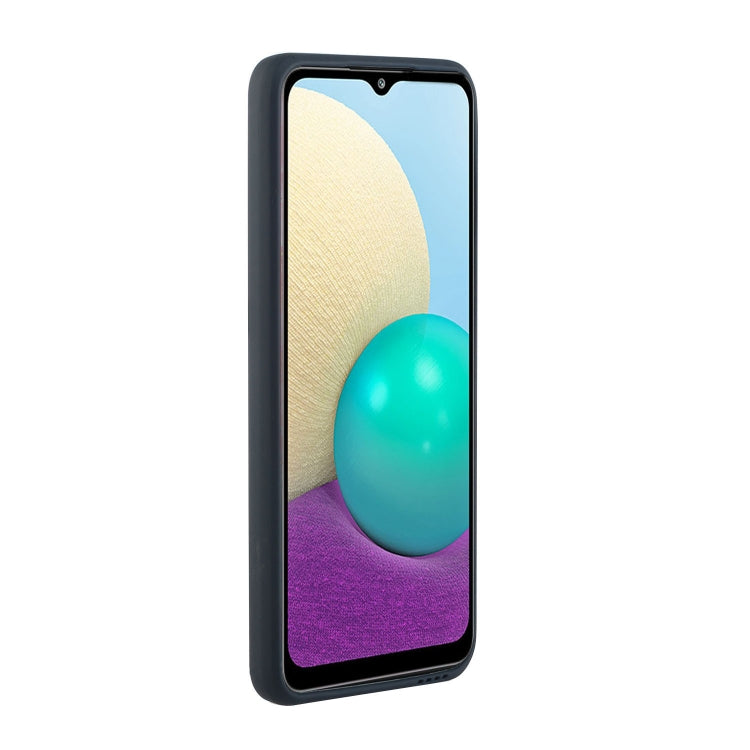 For Samsung Galaxy A02 Card Slot Design Shockproof TPU Protective Case