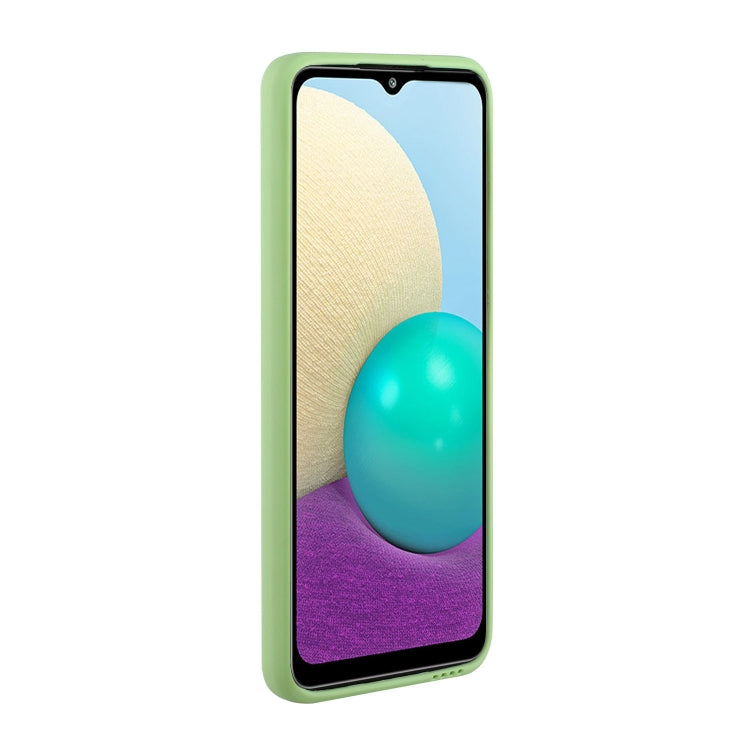 For Samsung Galaxy A02 Card Slot Design Shockproof TPU Protective Case