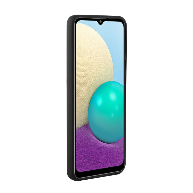 For Samsung Galaxy A02 Card Slot Design Shockproof TPU Protective Case