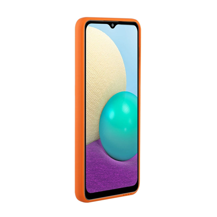 For Samsung Galaxy A02 Card Slot Design Shockproof TPU Protective Case