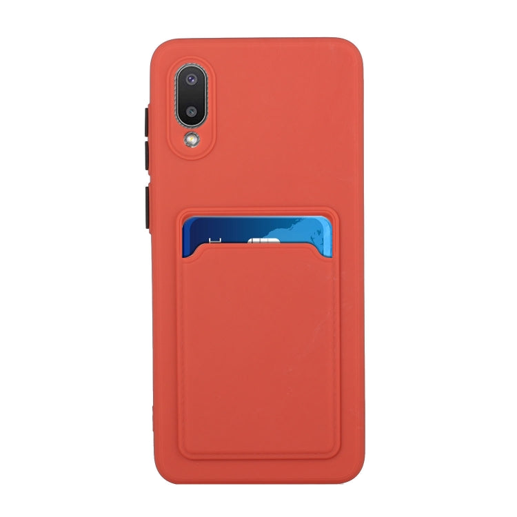 For Samsung Galaxy A02 Card Slot Design Shockproof TPU Protective Case