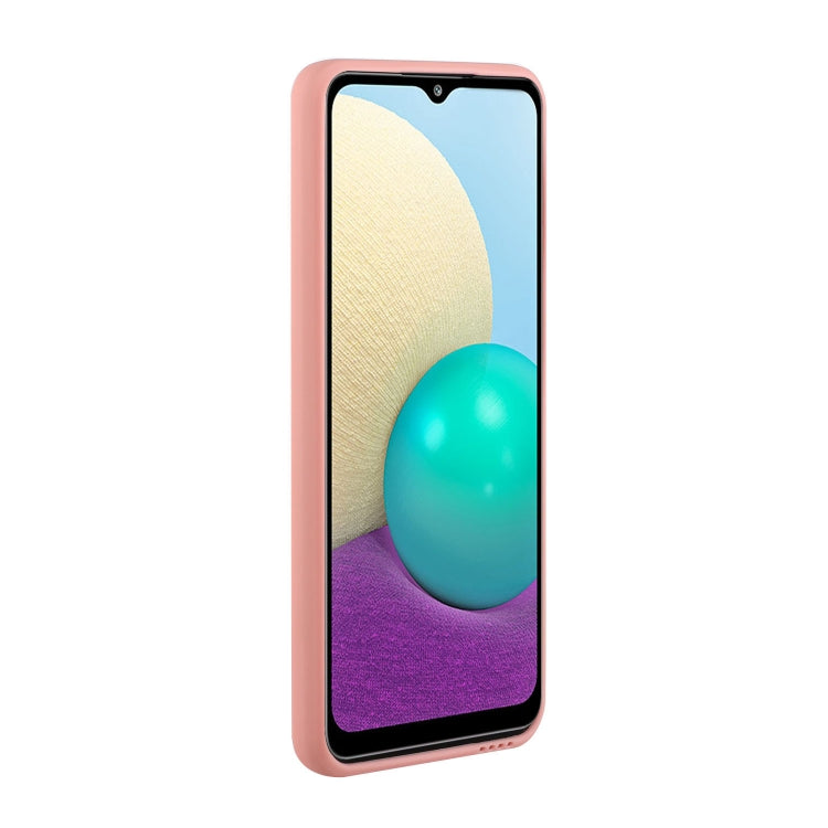 For Samsung Galaxy A02 Card Slot Design Shockproof TPU Protective Case