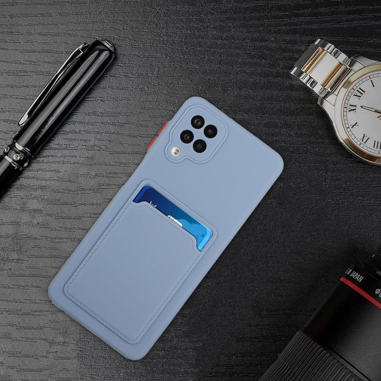 For Samsung Galaxy A12 5G Card Slot Design Shockproof TPU Protective Case
