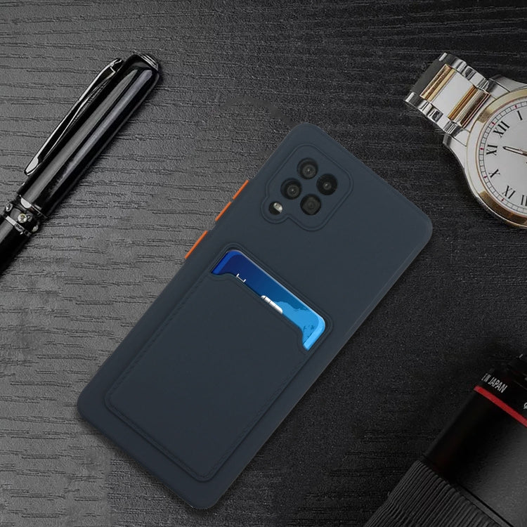 For Samsung Galaxy A42 5G Card Slot Design Shockproof TPU Protective Case
