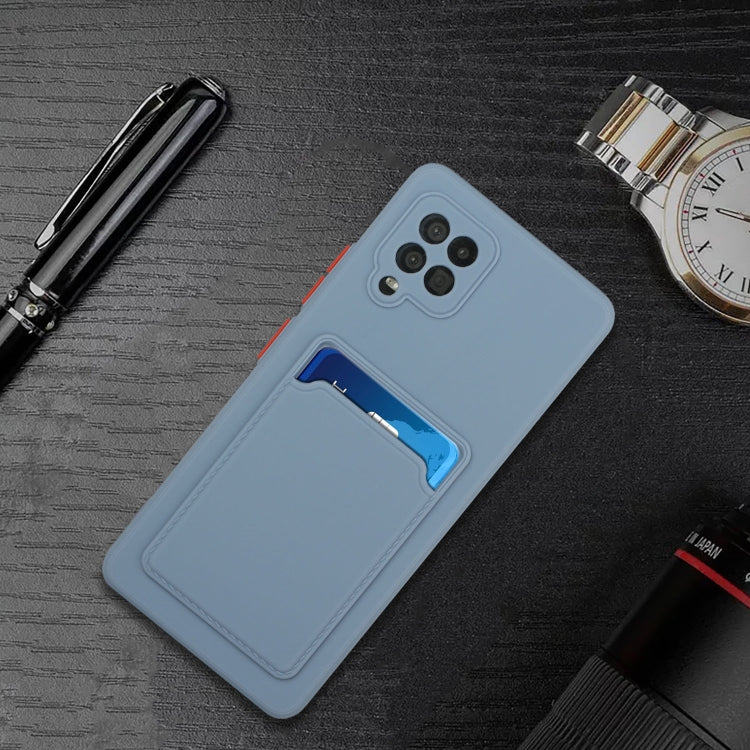 For Samsung Galaxy A42 5G Card Slot Design Shockproof TPU Protective Case