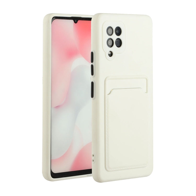 For Samsung Galaxy A42 5G Card Slot Design Shockproof TPU Protective Case