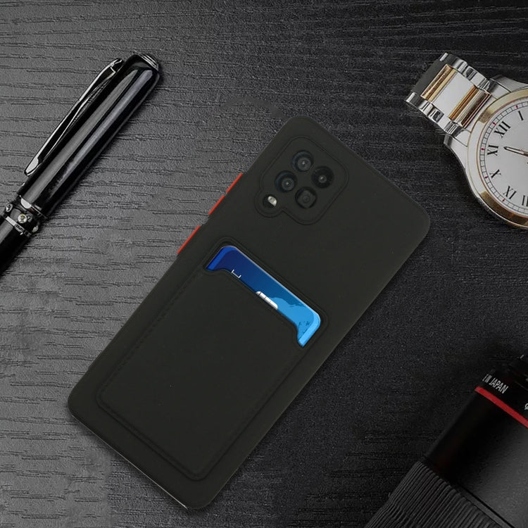 For Samsung Galaxy A42 5G Card Slot Design Shockproof TPU Protective Case