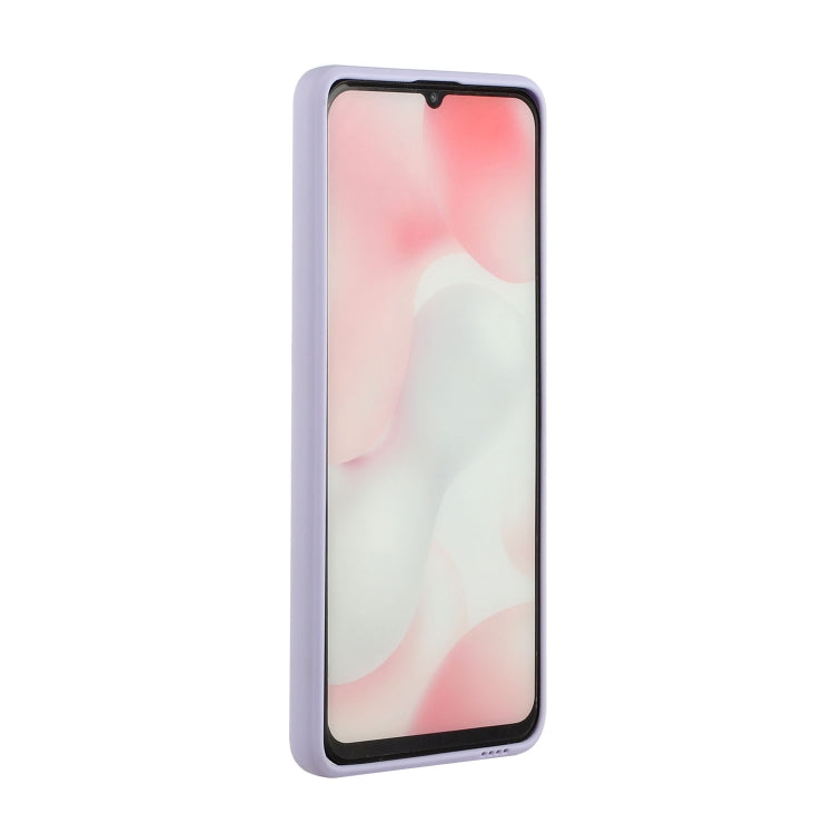 For Samsung Galaxy A42 5G Card Slot Design Shockproof TPU Protective Case