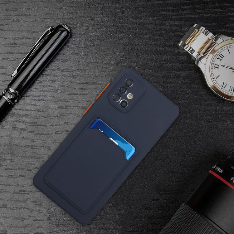 For Samsung Galaxy A51 5G Card Slot Design Shockproof TPU Protective Case