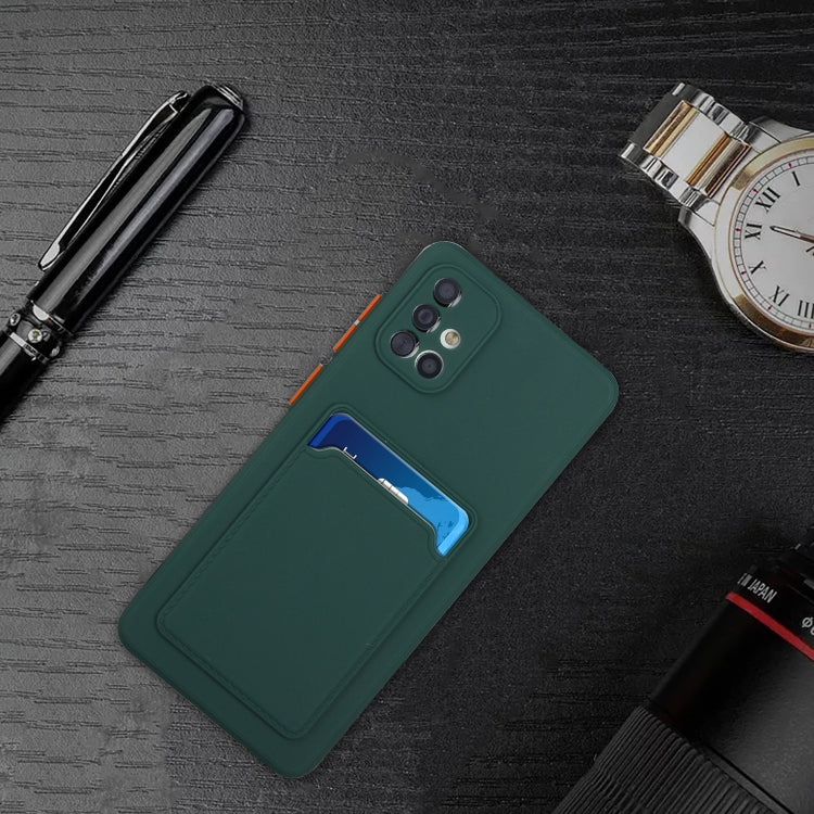 For Samsung Galaxy A51 5G Card Slot Design Shockproof TPU Protective Case