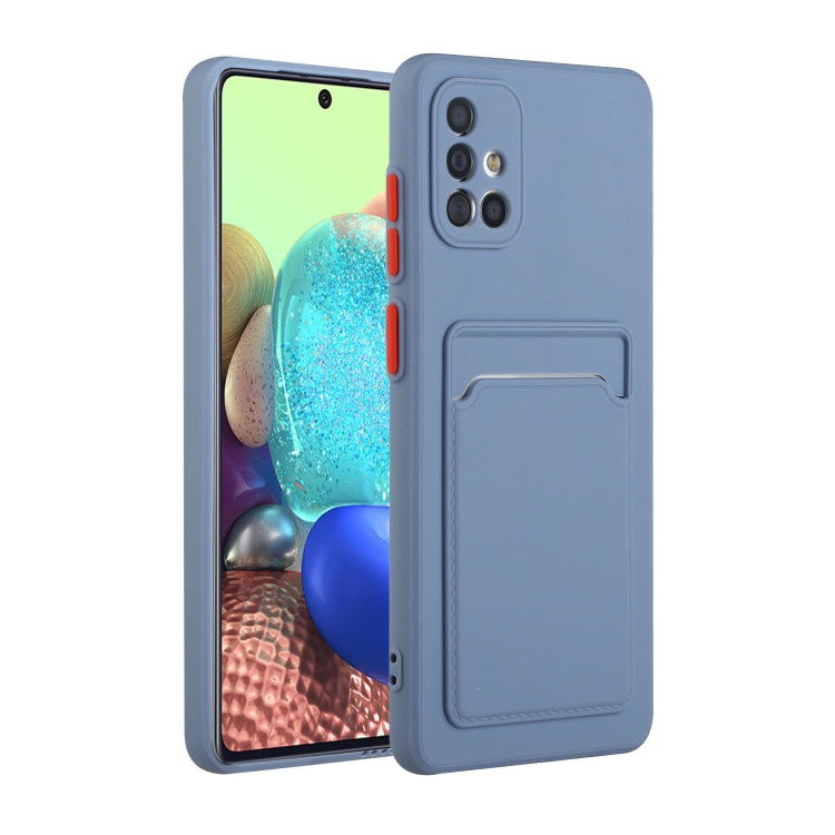 For Samsung Galaxy A51 5G Card Slot Design Shockproof TPU Protective Case