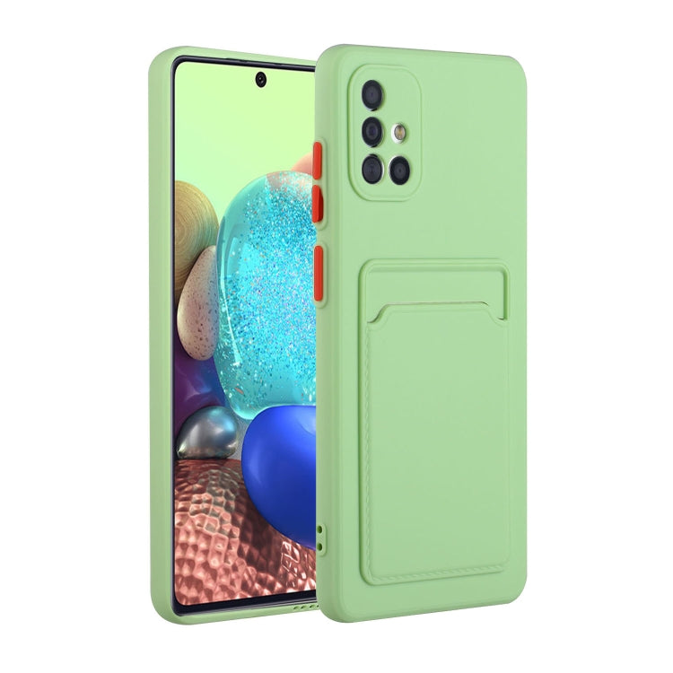 For Samsung Galaxy A51 5G Card Slot Design Shockproof TPU Protective Case