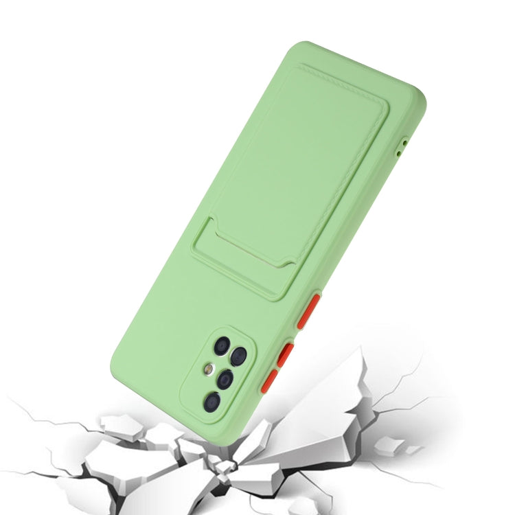 For Samsung Galaxy A51 5G Card Slot Design Shockproof TPU Protective Case