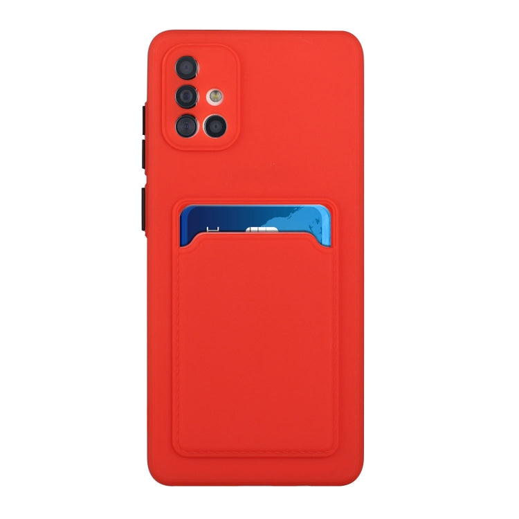 For Samsung Galaxy A51 5G Card Slot Design Shockproof TPU Protective Case