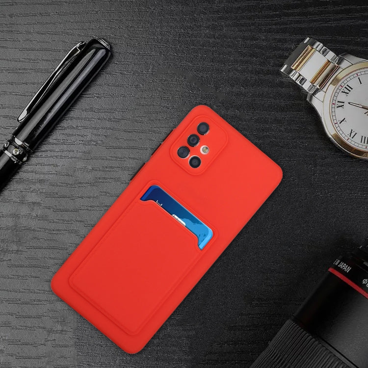 For Samsung Galaxy A51 5G Card Slot Design Shockproof TPU Protective Case