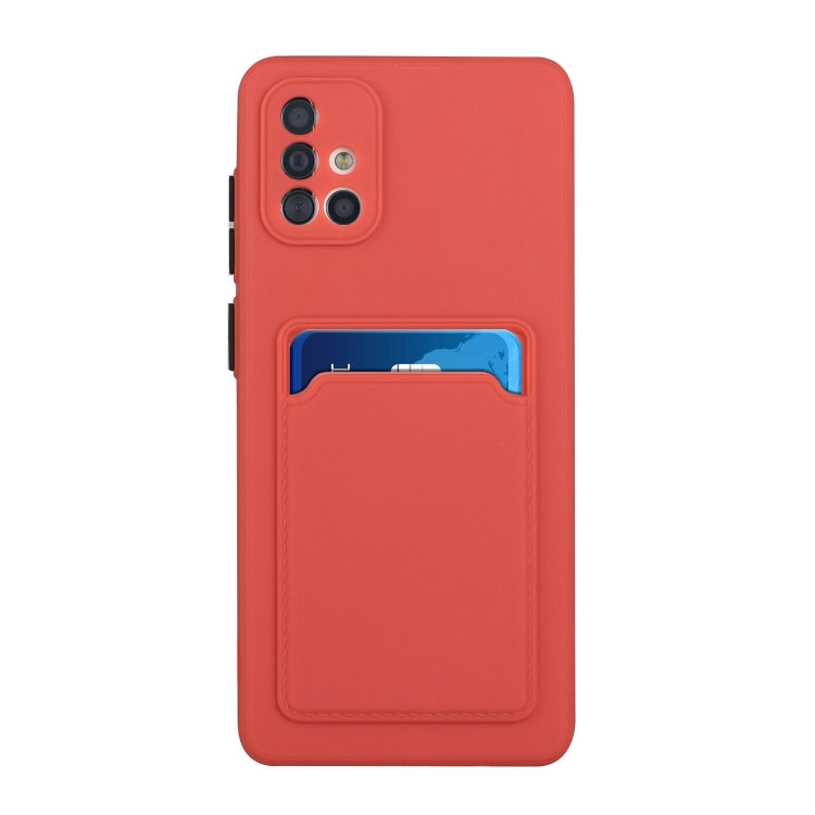 For Samsung Galaxy A51 5G Card Slot Design Shockproof TPU Protective Case
