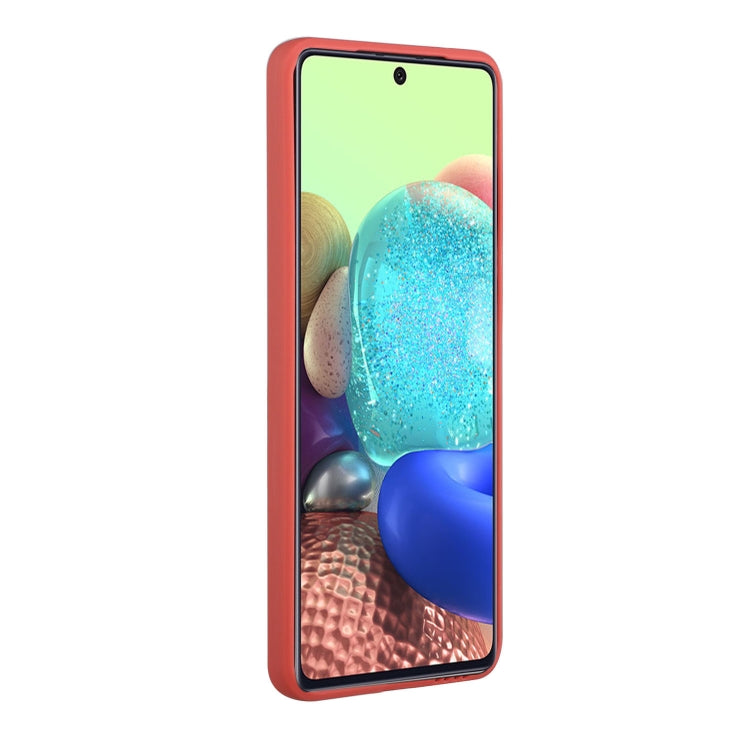 For Samsung Galaxy A51 5G Card Slot Design Shockproof TPU Protective Case