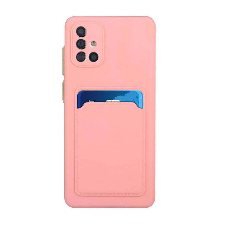 For Samsung Galaxy A51 5G Card Slot Design Shockproof TPU Protective Case