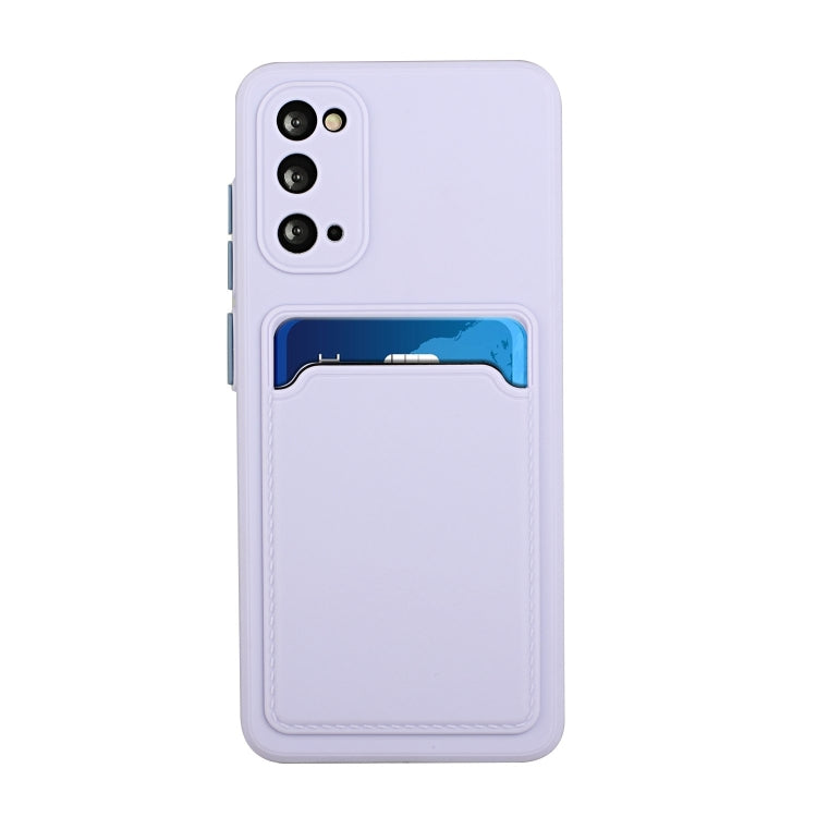 For Samsung Galaxy S20 Card Slot Design Shockproof TPU Protective Case
