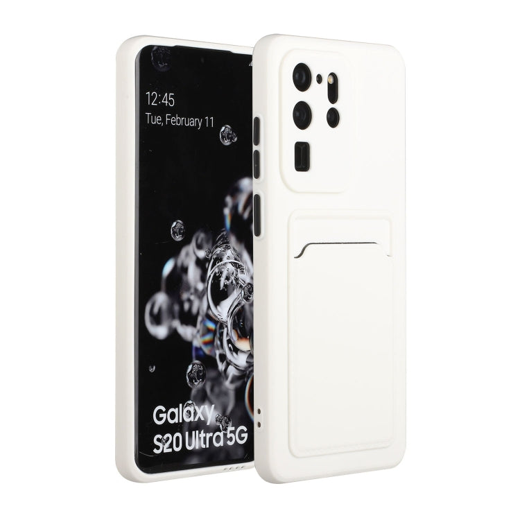 For Samsung Galaxy S20 Ultra Card Slot Design Shockproof TPU Protective Case