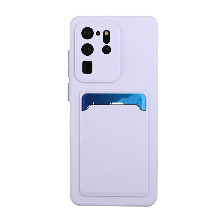 For Samsung Galaxy S20 Ultra Card Slot Design Shockproof TPU Protective Case