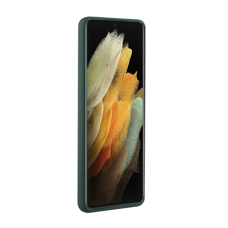 For Samsung Galaxy S21 Ultra 5G Card Slot Design Shockproof TPU Protective Case