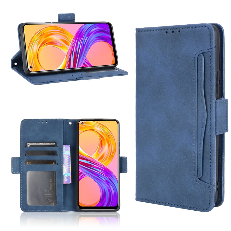 For OPPO Realme 8 4G / Realme 8 Pro 4G Skin Feel Calf Pattern Horizontal Flip Leather Case with Holder & Card Slots & Photo Frame