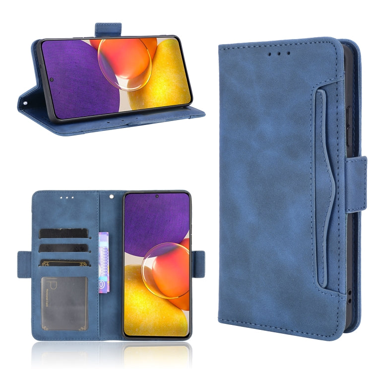 For Samsung Galaxy A82 5G / Quantum 2 5G Skin Feel Calf Pattern Horizontal Flip Leather Case with Holder & Card Slots & Photo Frame