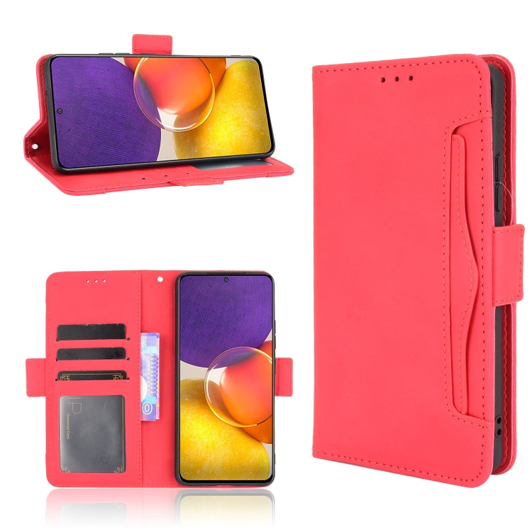 For Samsung Galaxy A82 5G / Quantum 2 5G Skin Feel Calf Pattern Horizontal Flip Leather Case with Holder & Card Slots & Photo Frame
