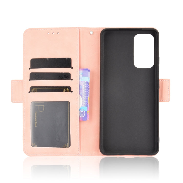 For Samsung Galaxy A82 5G / Quantum 2 5G Skin Feel Calf Pattern Horizontal Flip Leather Case with Holder & Card Slots & Photo Frame