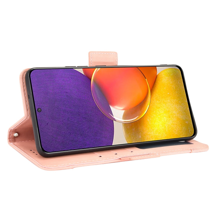 For Samsung Galaxy A82 5G / Quantum 2 5G Skin Feel Calf Pattern Horizontal Flip Leather Case with Holder & Card Slots & Photo Frame