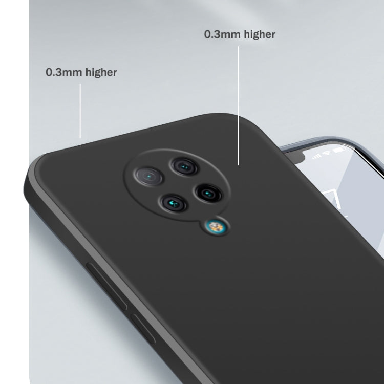 For Xiaomi Redmi K30 Pro Solid Color Imitation Liquid Silicone Straight Edge Dropproof Full Coverage Protective Case