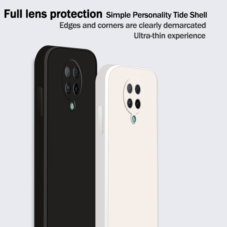 For Xiaomi Redmi K30 Pro Solid Color Imitation Liquid Silicone Straight Edge Dropproof Full Coverage Protective Case