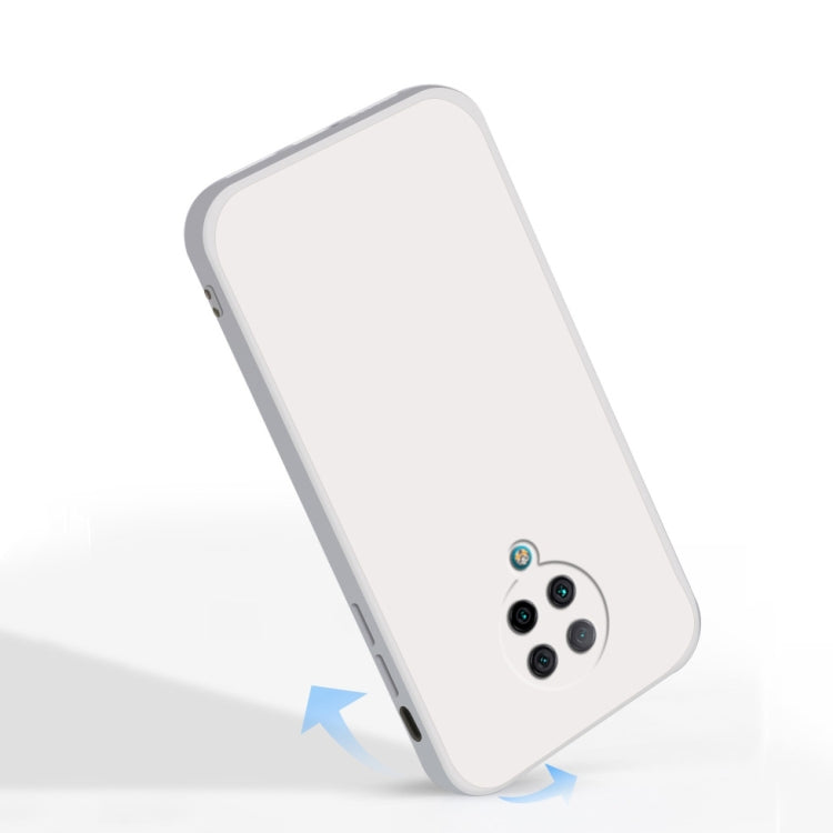 For Xiaomi Redmi K30 Ultra Solid Color Imitation Liquid Silicone Straight Edge Dropproof Full Coverage Protective Case