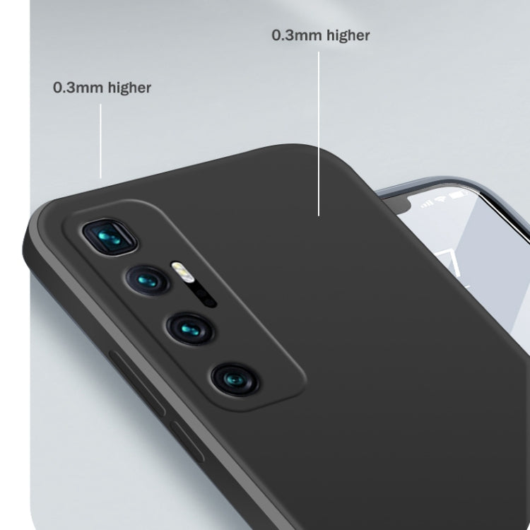 For Xiaomi Mi 10 Ultra Solid Color Imitation Liquid Silicone Straight Edge Dropproof Full Coverage Protective Case
