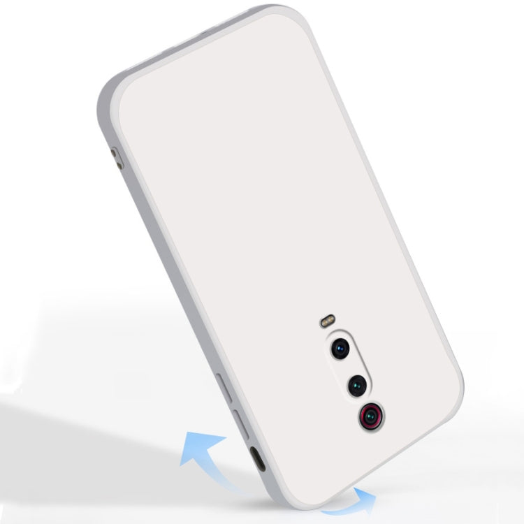 For Xiaomi Redmi K20 Solid Color Imitation Liquid Silicone Straight Edge Dropproof Full Coverage Protective Case