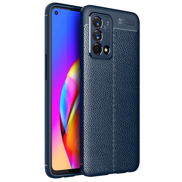 For OPPO K9 Litchi Texture TPU Shockproof Case