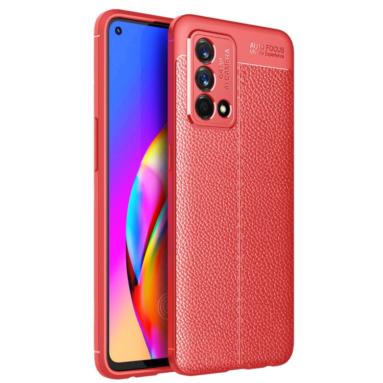 For OPPO K9 Litchi Texture TPU Shockproof Case